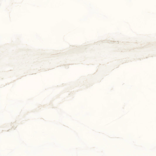 Magnifica Encore 60" x 126" - 12mm Polished Porcelain Slab in Calacatta Super White