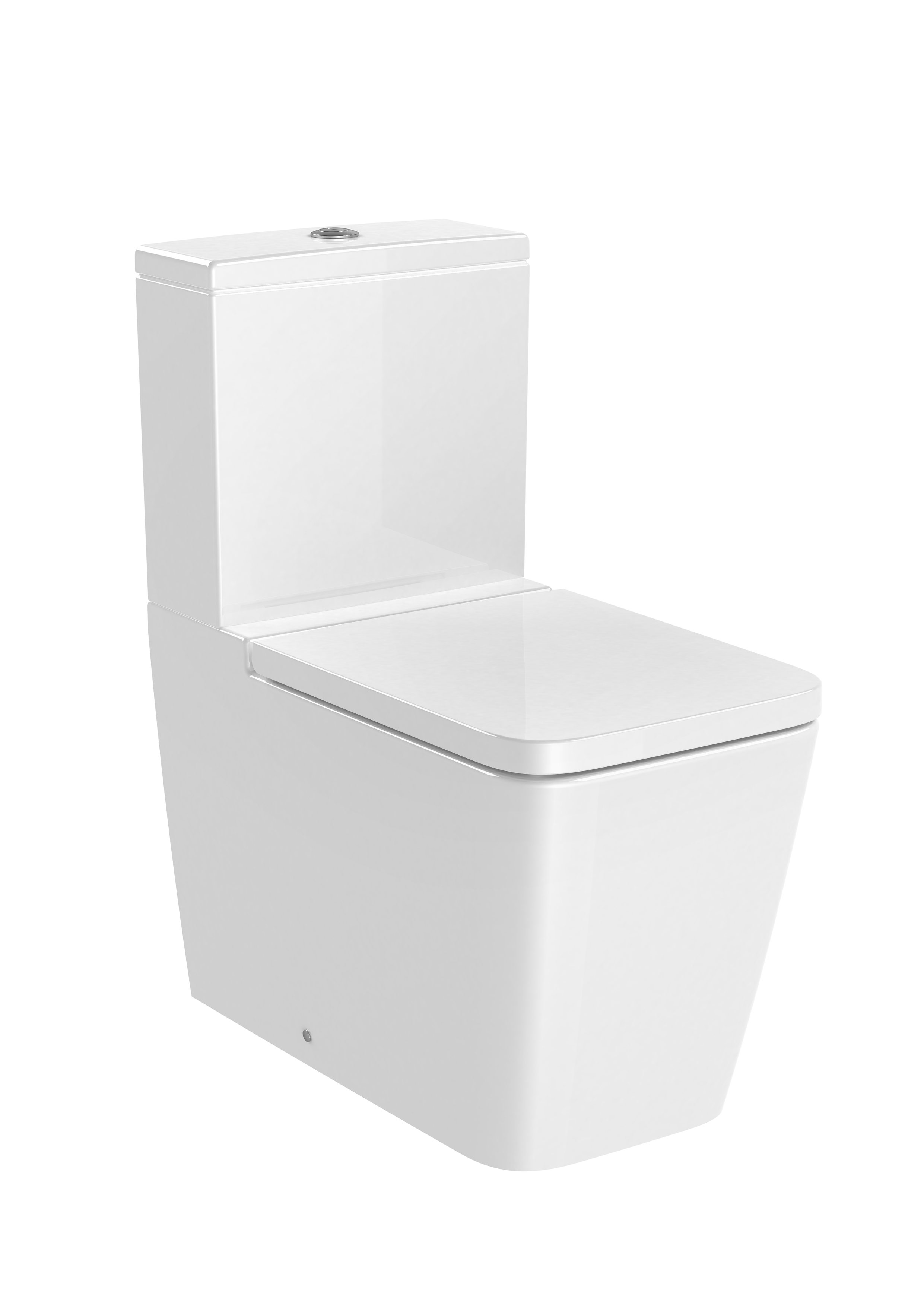 SQUARE WC BOWL DUAL RIMLESS OUTLET WHT – Creative Building Finishes