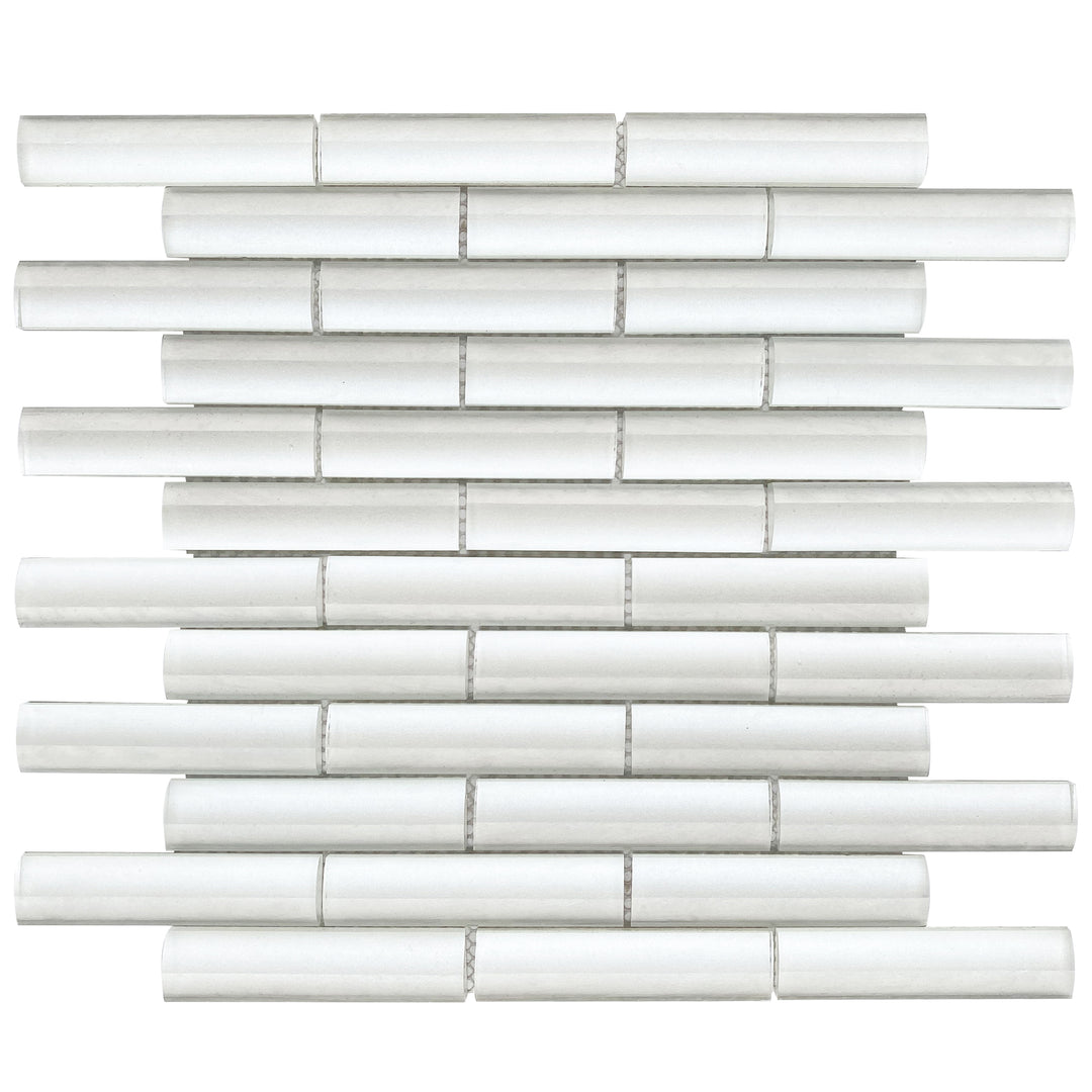 CRYSTAL GLASS 3D 29.6X29.8cm MOSAIC SPAIN BX=0.89M2=9.58SF