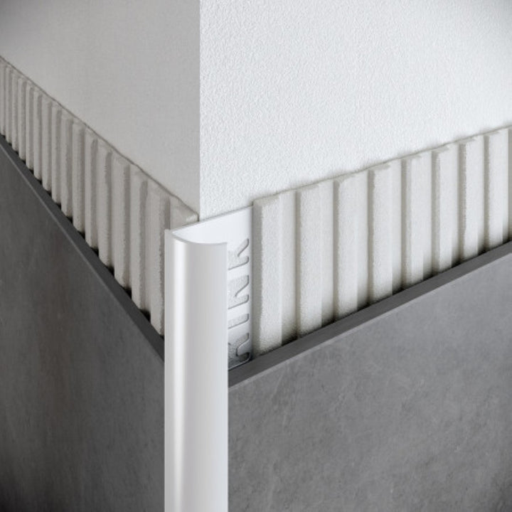 171-BL-10 WHITE PVC TRIM, 2.55M, 10MM