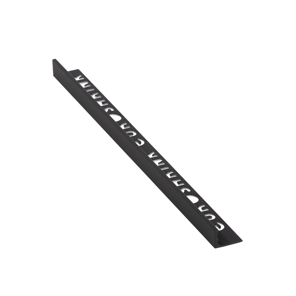 183A-NM-10 NEGRO ALUMINIUM TRIM, 2.5M, 10MM