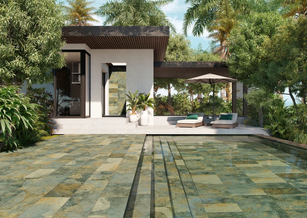PIERRE D BALI VERDE 30X60CM POR/GL/MT SPAIN BX=1.44M2=15.5SF