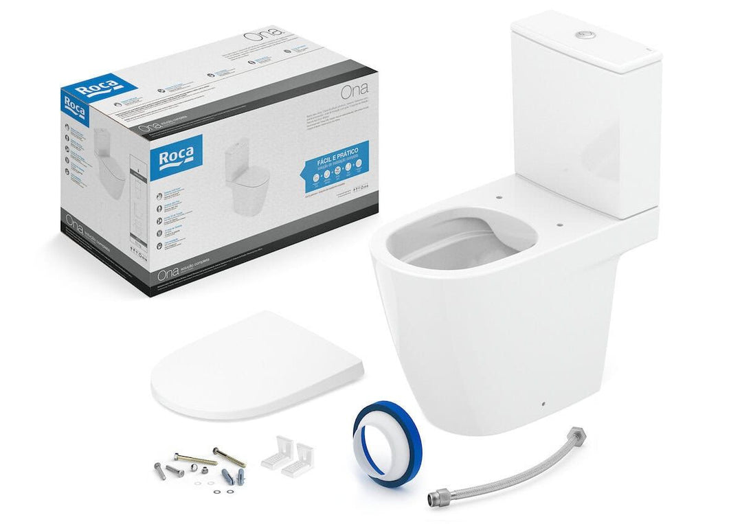 SET WC BOWL WITH WC TANK ONA WHT