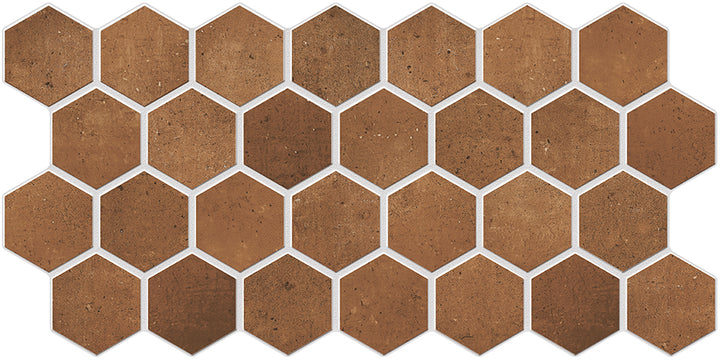 HEX BRISTOL ROJO 30.2X61cm POR/GL/MT SPAIN BX=0.92M2=9.9SF