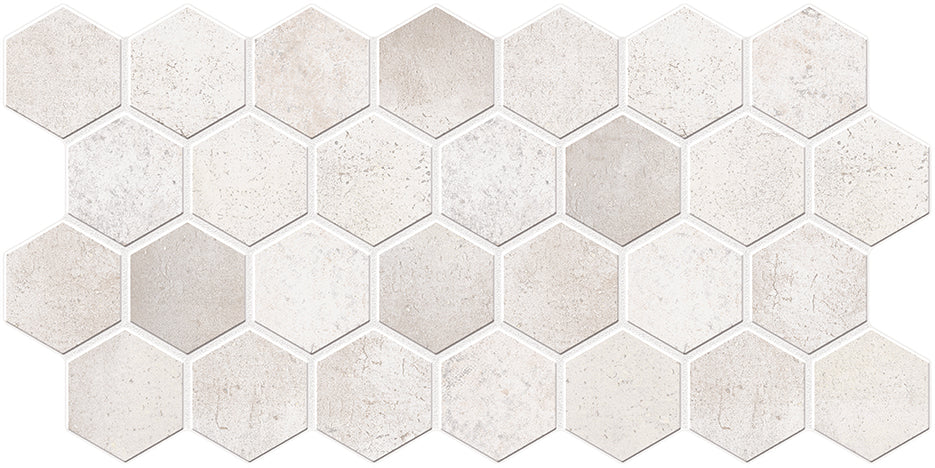 HEX BRISTOL BLANCO 30.2X61cm POR/GL/MT SPAIN BX=0.92M2=9.9SF