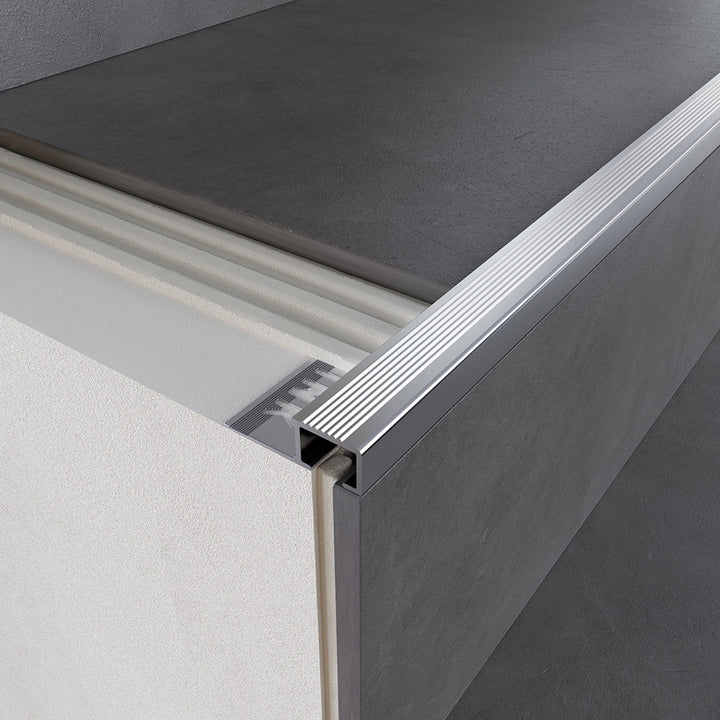 208A-BR-13 STEP BRONCE MATT ALUMINIUM TRIM, 2.5M, 13MM