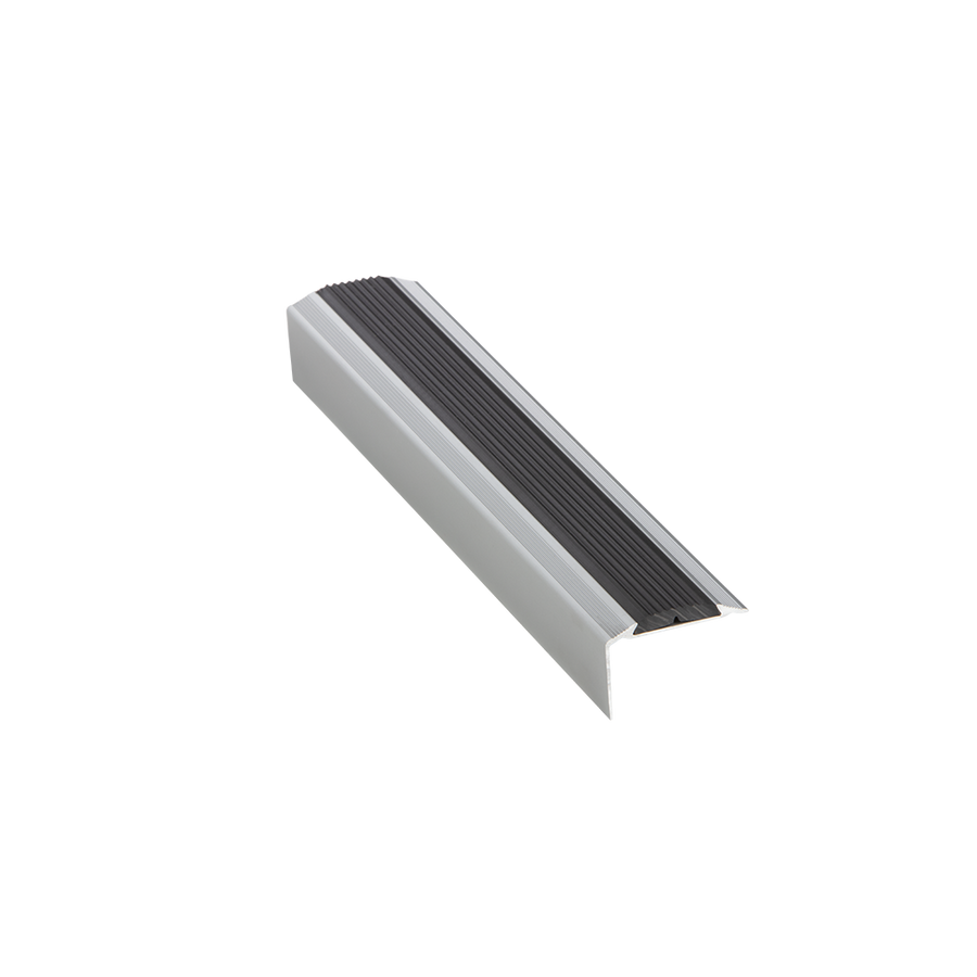 231A-PM-45 STEP SILVER MAT ALUMINIUM TRIM, 2.5M, 45MM X 25MM