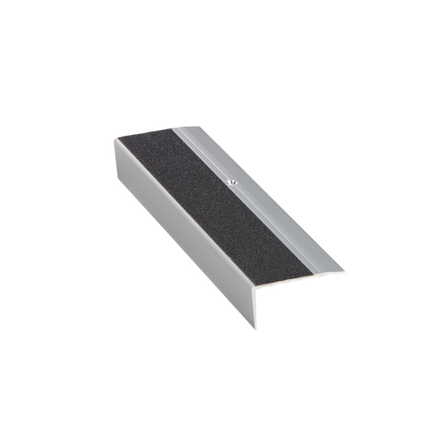 236A-PM-68 STEP SILVER MAT ALUMINIUM TRIM, 2.5M, 68MM X 30MM