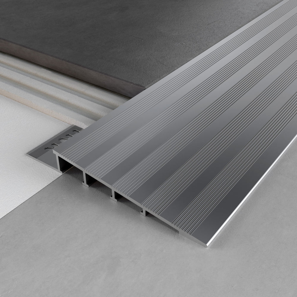 240A-PM-12.5 TRANS SILVER MAT ALUM TRIM, 2.5M, 90MM X 12.5MM