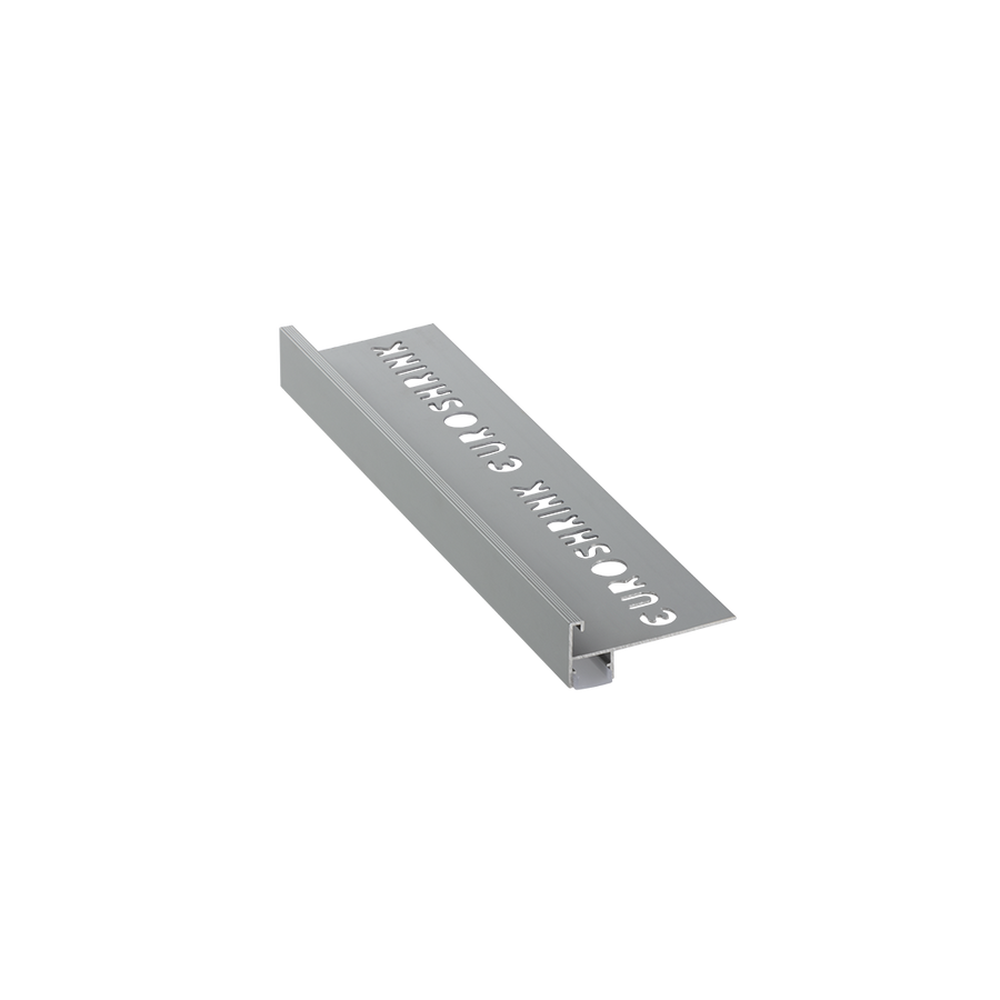 305A-PM-12 STEP LED SILVER MATT ALUMINIUM TRIM, 2.5M, 12MM