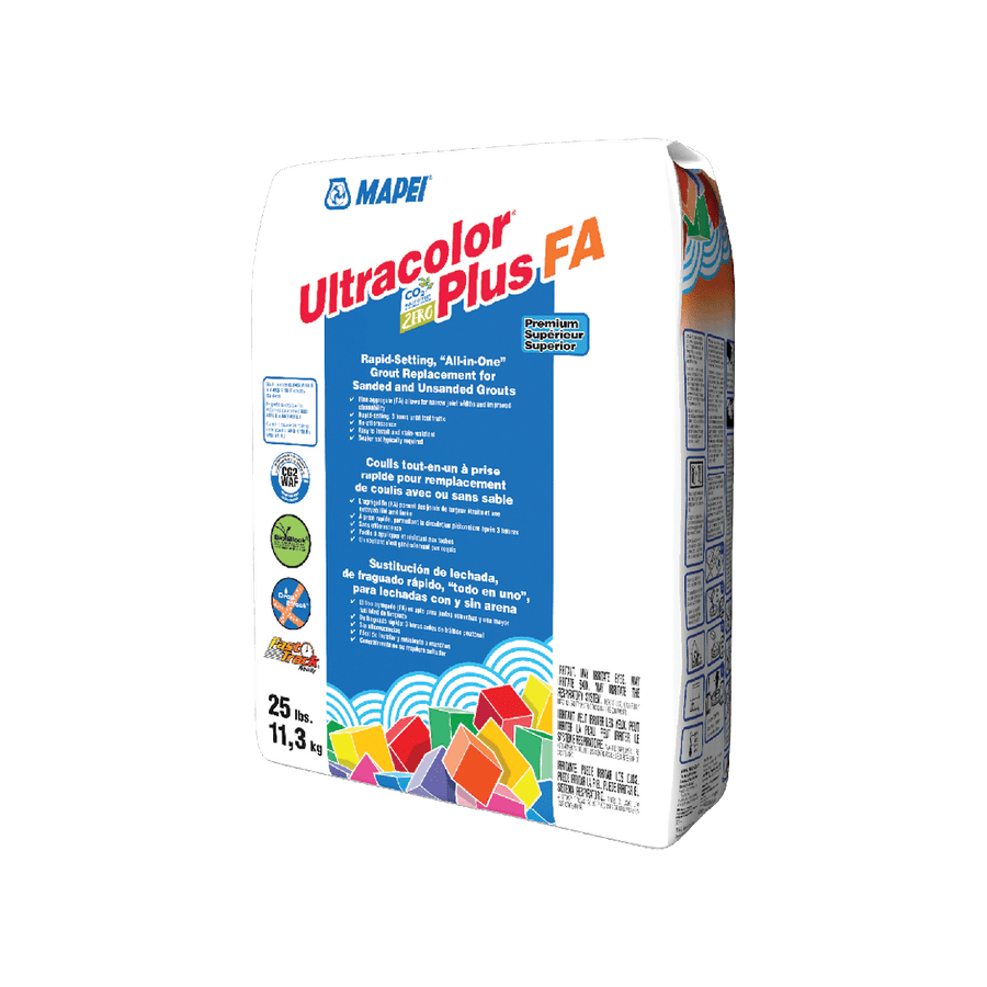 ULTRACOLOR PLUS FA GROUT, RAIN, 25 LBS, U.S.A.