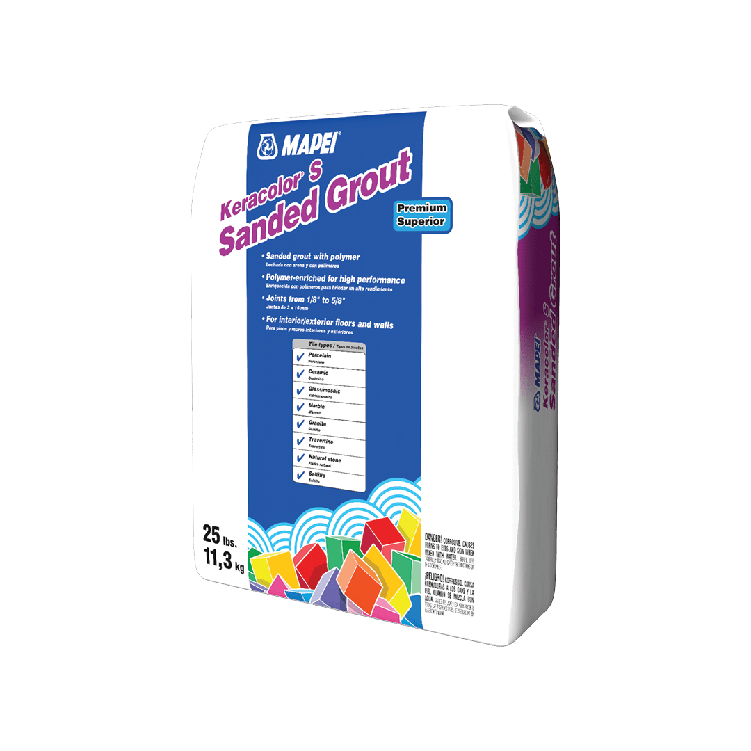 KERACOLOR S SANDED GROUT, BONE, 25 LBS, U.S.A.