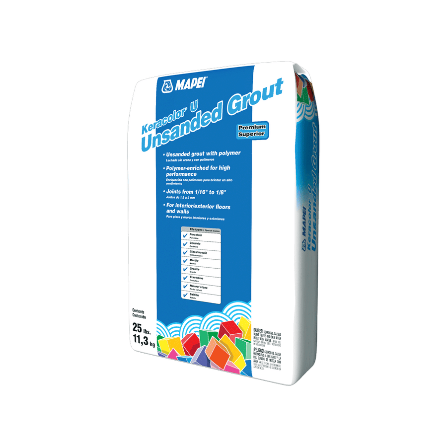 KERACOLOR U UNSANDED GROUT, EGGSHELL, 25 LBS, U.S.A.