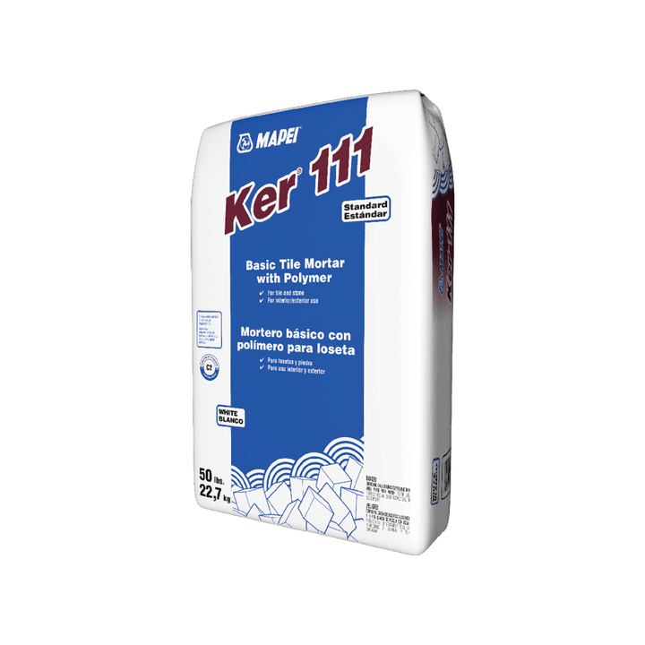 KER 111 BASIC TILE MORTAR (THINSET), GRAY, 50 LBS, U.S.A.