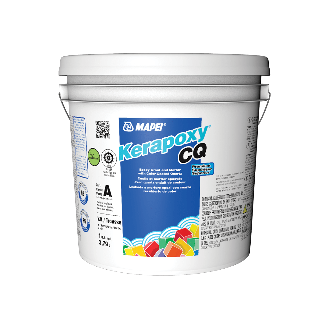 KERAPOXY CQ EPOXY GROUT, SILVER, 1US GAL KIT, U.S.A.