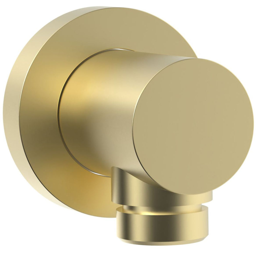 ACC WATER OUTLET FOR SHOWER HOSE AQUA 1/2" BRUSHED BRASS