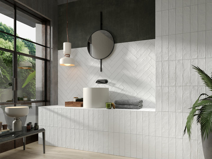 ARTISAN WHITE 7.5X30CM WALL/BR SPAIN BX=0.57M2=6.14SF