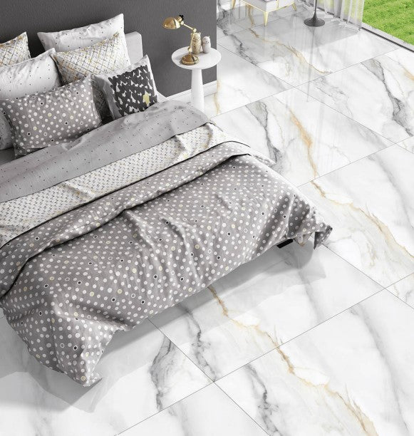 AVIS WHITE GLOSSY 60X120cm POR/GL/PL INDIA BX=1.44M2=15.5SF