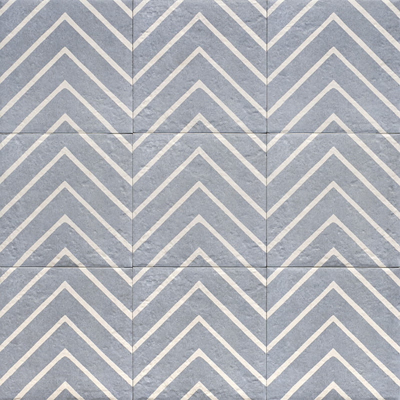 DÉCOR BLUE ONE 20X20CM POR/GL/MT SPAIN BX=1M2=10.77SF