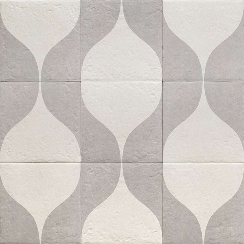 DÉCOR GREY TWO 20X20CM POR/GL/MT SPAIN BX=1M2=10.77SF