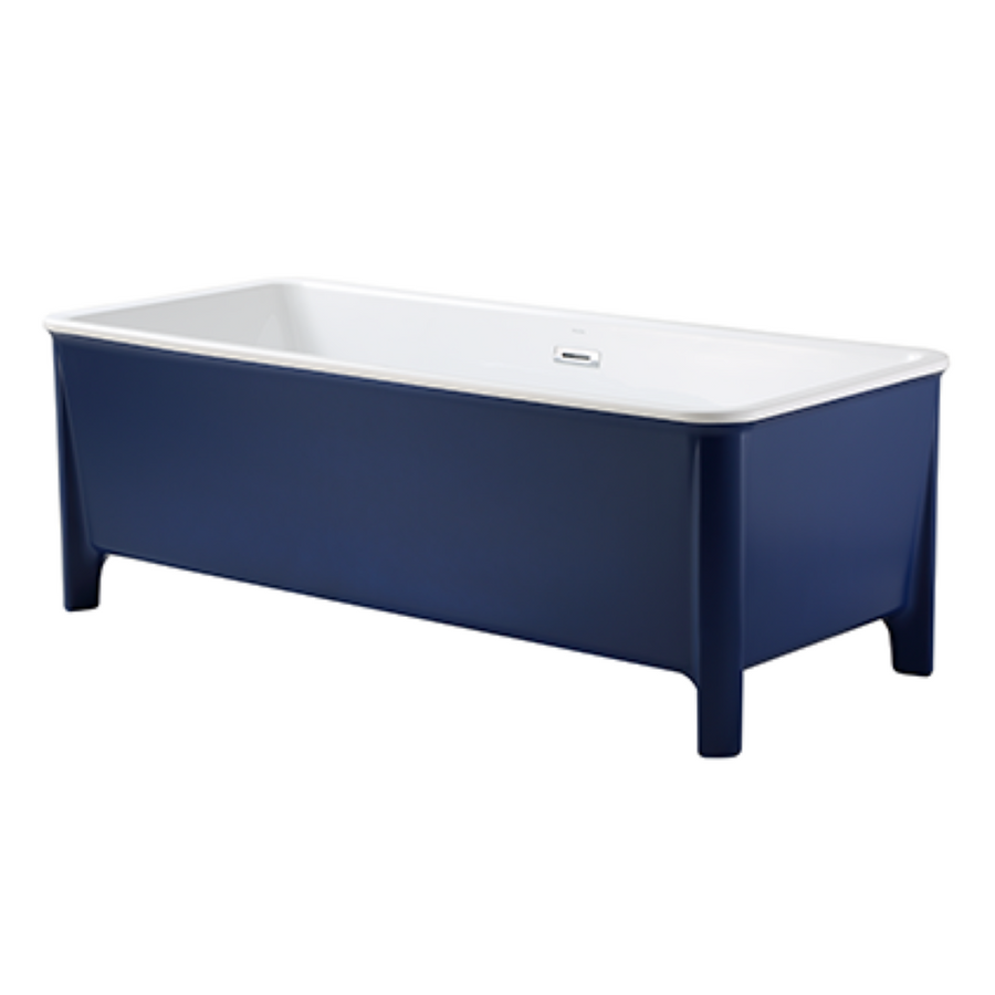 HD1517 FREESTANDING SEAMLESS BATHTUB BLUE &amp; WHITE