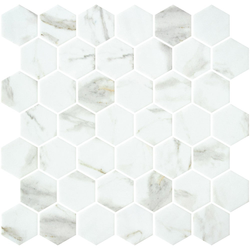 HEX. XL ATHENA MAT 28.6X28.4cm MOSAIC SPAIN BX=0.49SM=5.27SF