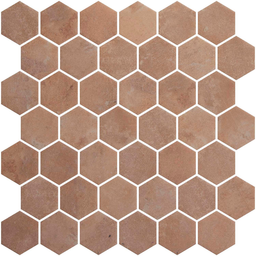 HEX XL CLAY MATT 28.6X28.4CM MOSAIC SPAIN BX=0.49M2=5.28SF