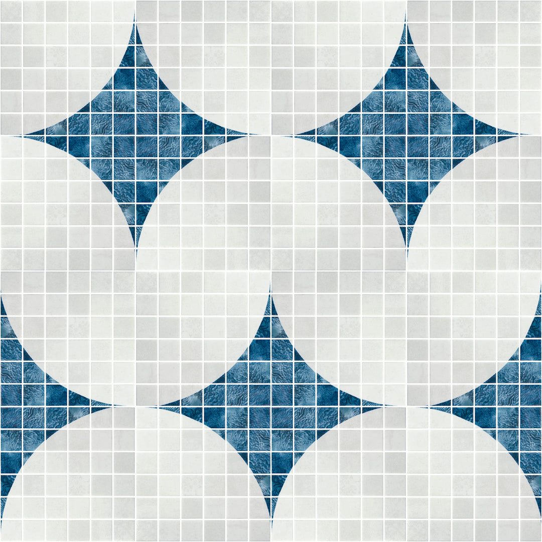 PENTA LISBOA MOD A 31X31CM MOSAIC SPAIN BX=0.98M2=10.55SF