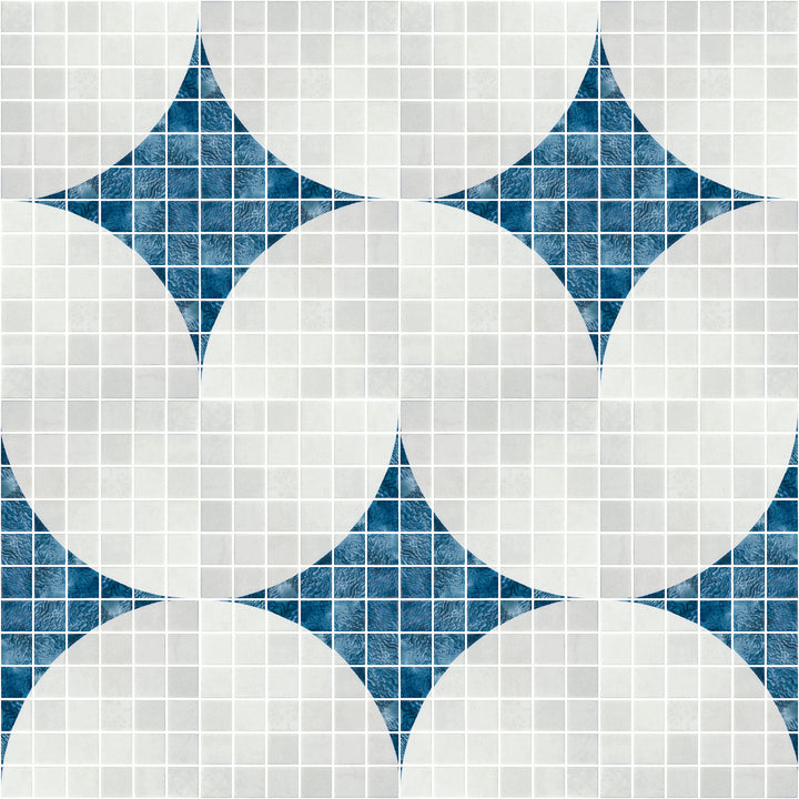 PENTA LISBOA MOD A 31X31CM MOSAIC SPAIN BX=0.98M2=10.55SF