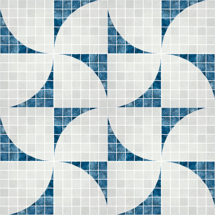 PENTA LISBOA MOD A 31X31CM MOSAIC SPAIN BX=0.98M2=10.55SF