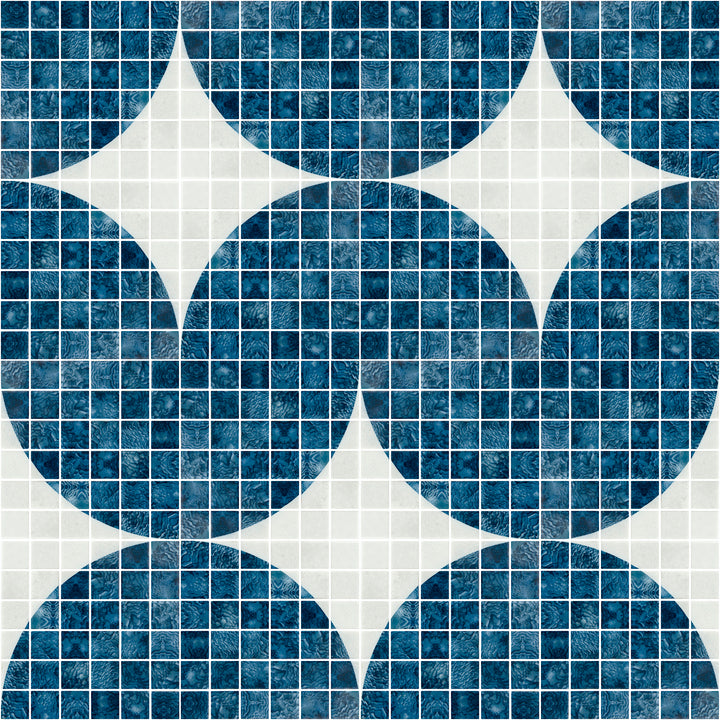 PENTA LISBOA MOD B 31X31CM MOSAIC SPAIN BX=0.98M2=10.55SF