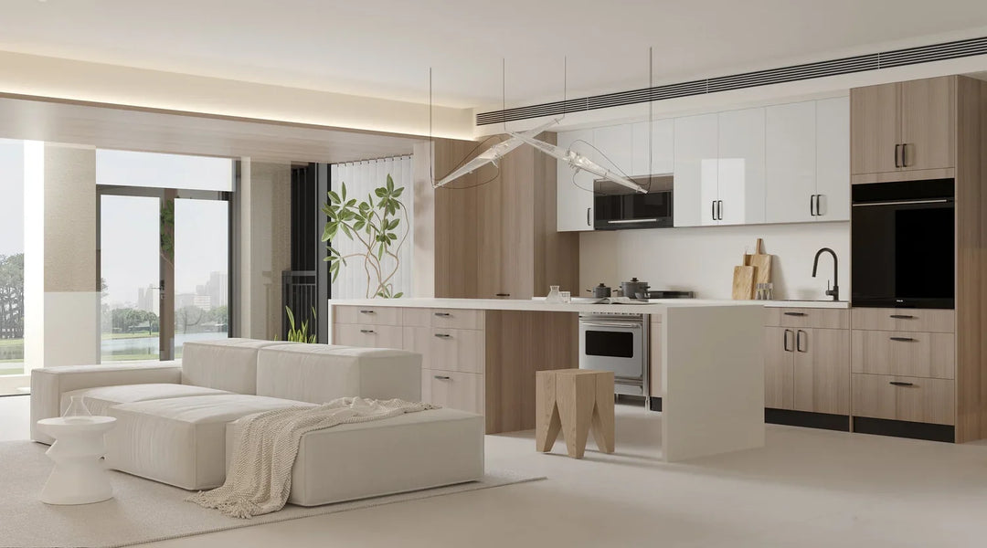RTA Kitchen Cabinets - Light Walnut