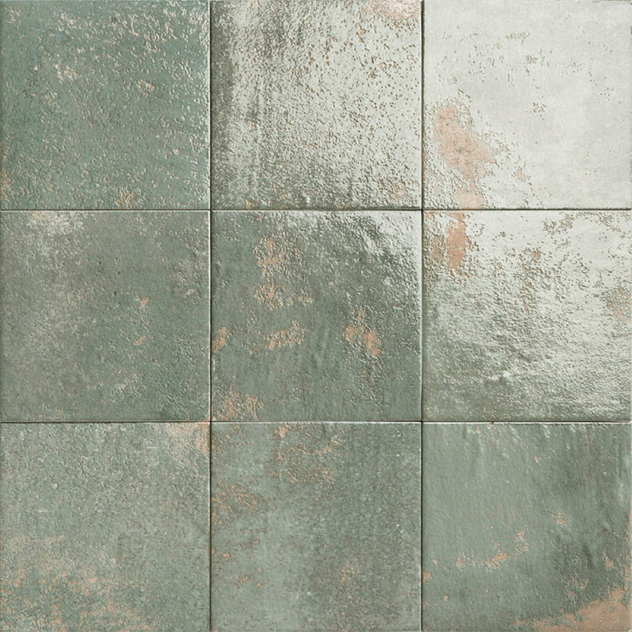 MERAKI GREEN 20X20CM POR/GL/MT SPAIN BX=1M2=10.77SF