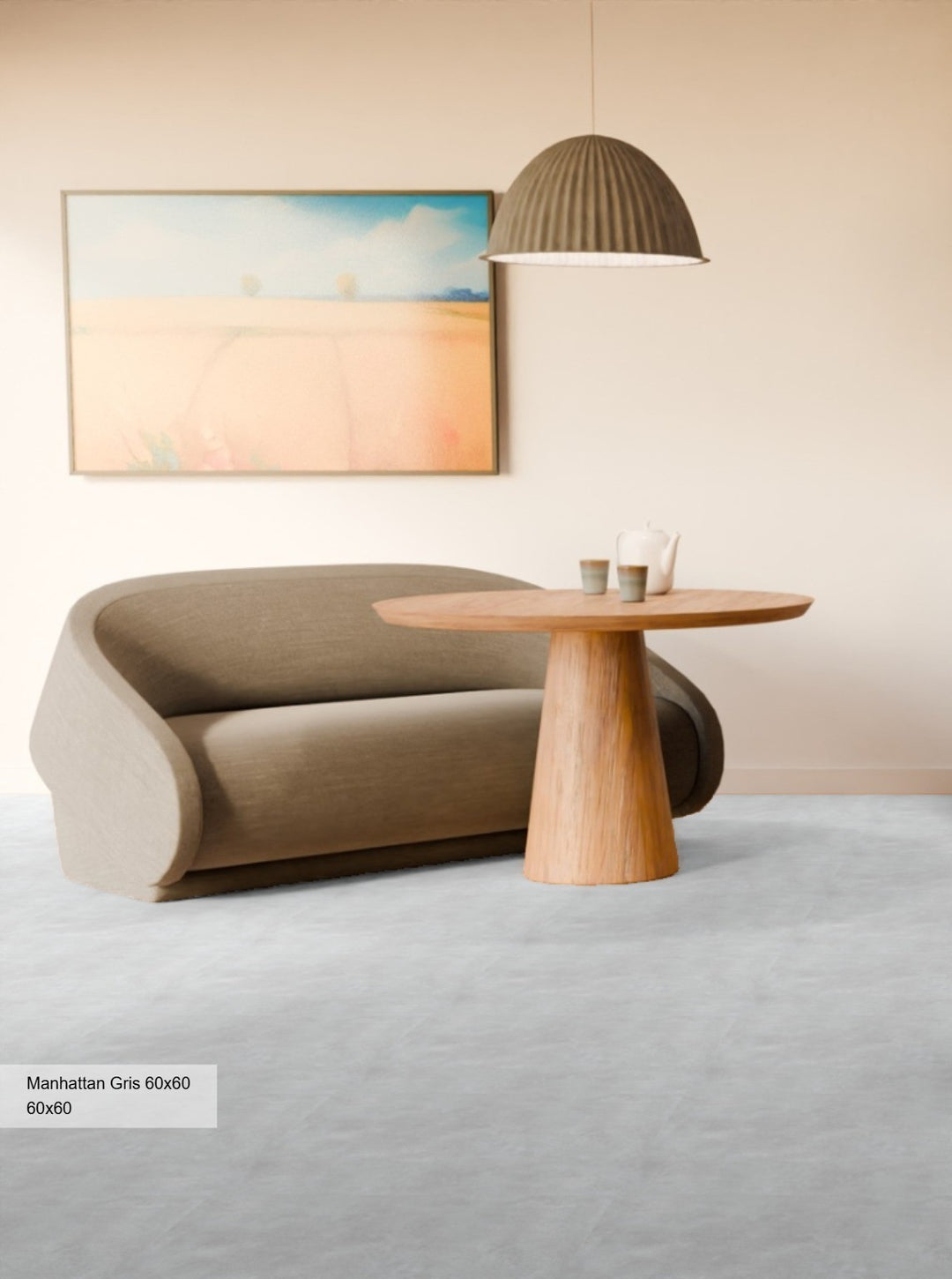 MANHATTAN GRIS 60X60CM FLOOR/MT BRAZIL=BX=2.52M2=27.13SF