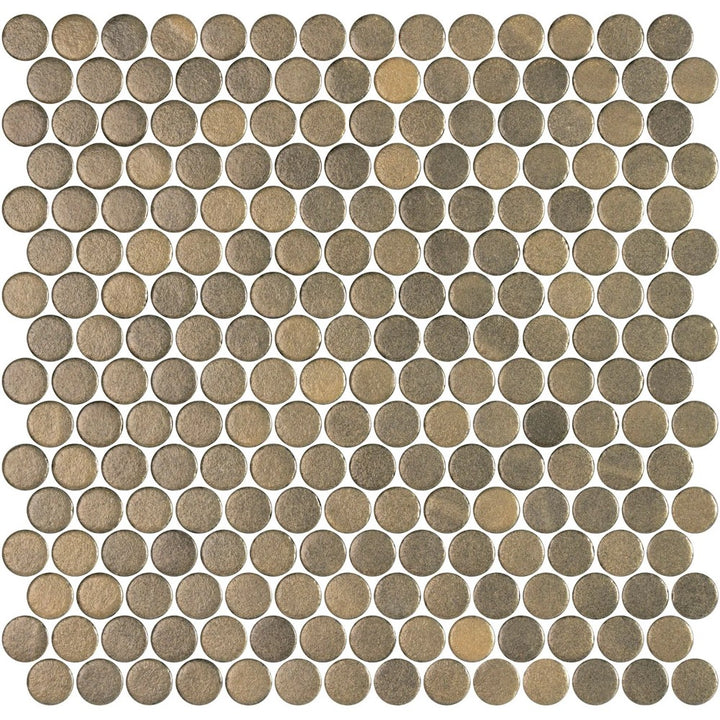 PENNY STONEGLASS GOLD 30X30CM GLASS MOSAIC SPAIN