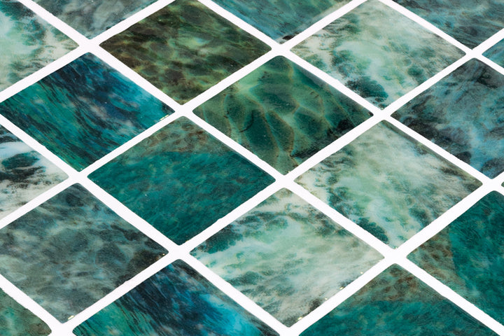 PENTA MAR GREEN 31X31CM MOSAIC SPAIN BX=0.97M2=10.44SF