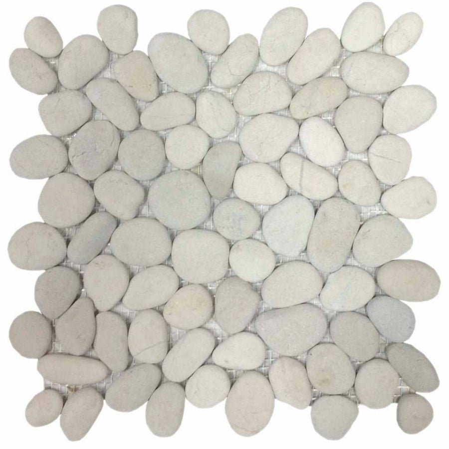 PIEDRA EXTRA BLANC 30X30CM STONE MOSAIC, SPAIN