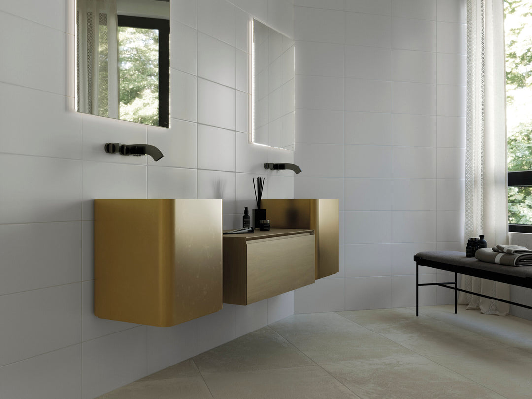 BLANCO MATE 25X60cm WALL/MT SPAIN BX=1.05M2=11.3SF