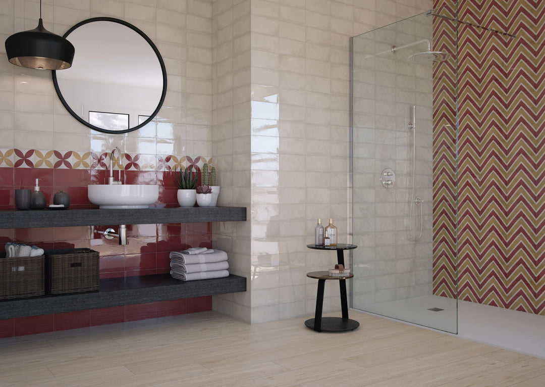 DÉCOR MORE RUBY BR 12.5X25cm WALL/BR SPAIN BX=0.94M2=10.09SF