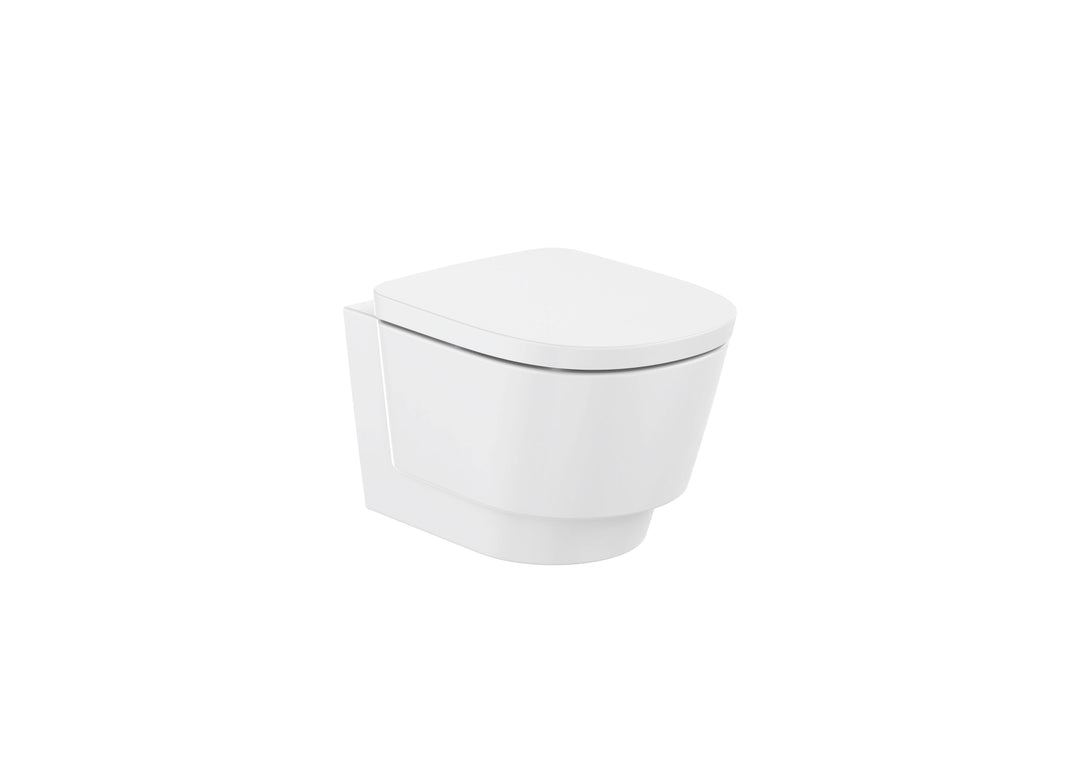 TOILET WALL HUNG TURA RIMLESS 3/4.5L SEAT INCL P TRAP WHITE
