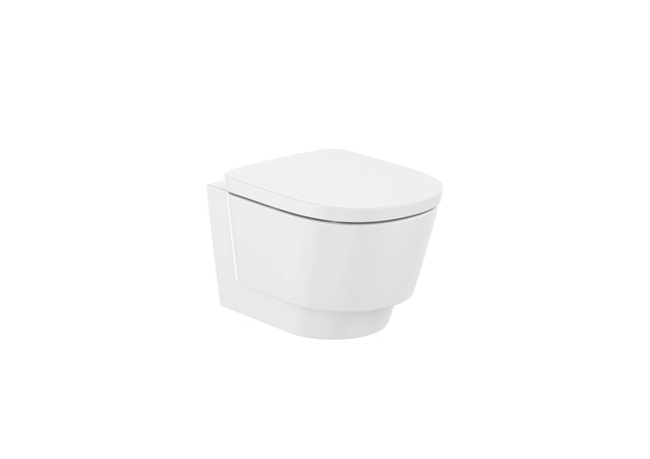 TOILET WALL HUNG TURA RIMLESS 3/4.5L SEAT INCL P TRAP WHITE
