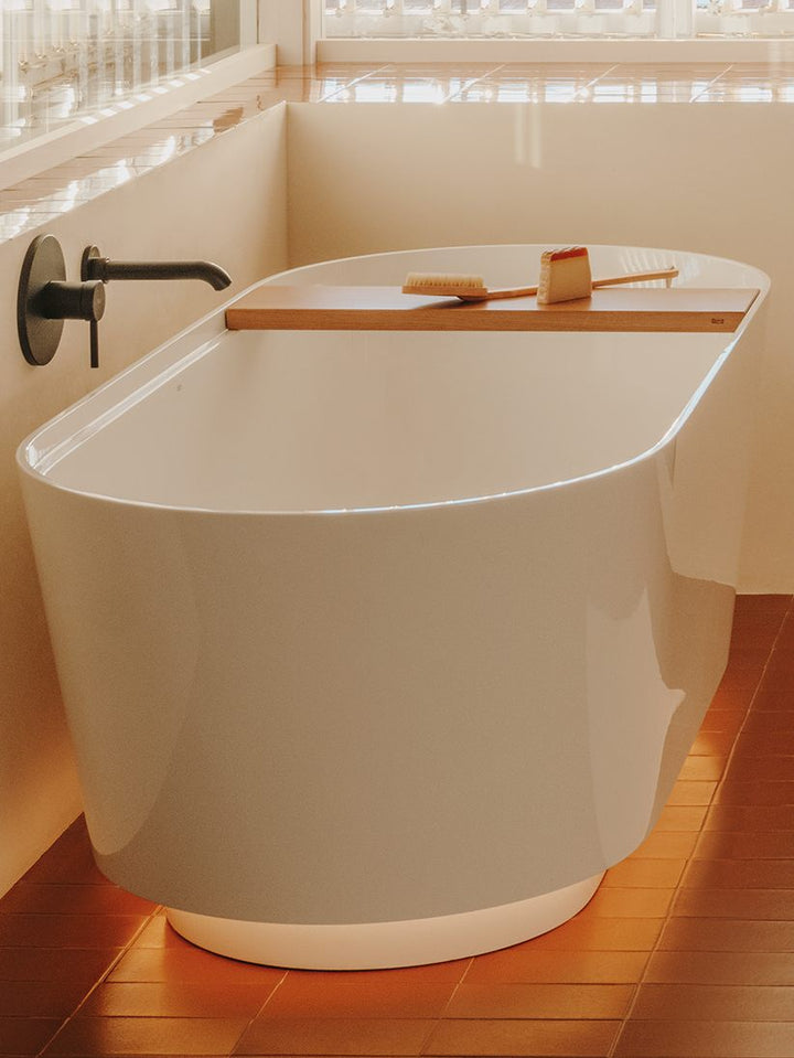 BATHTUB FREESTANDING TURA STONEX LED 750X1700 WHITE