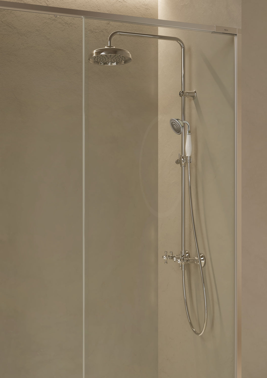 SHOWER COLUMN CARMEN TWIN LEVER CHROME