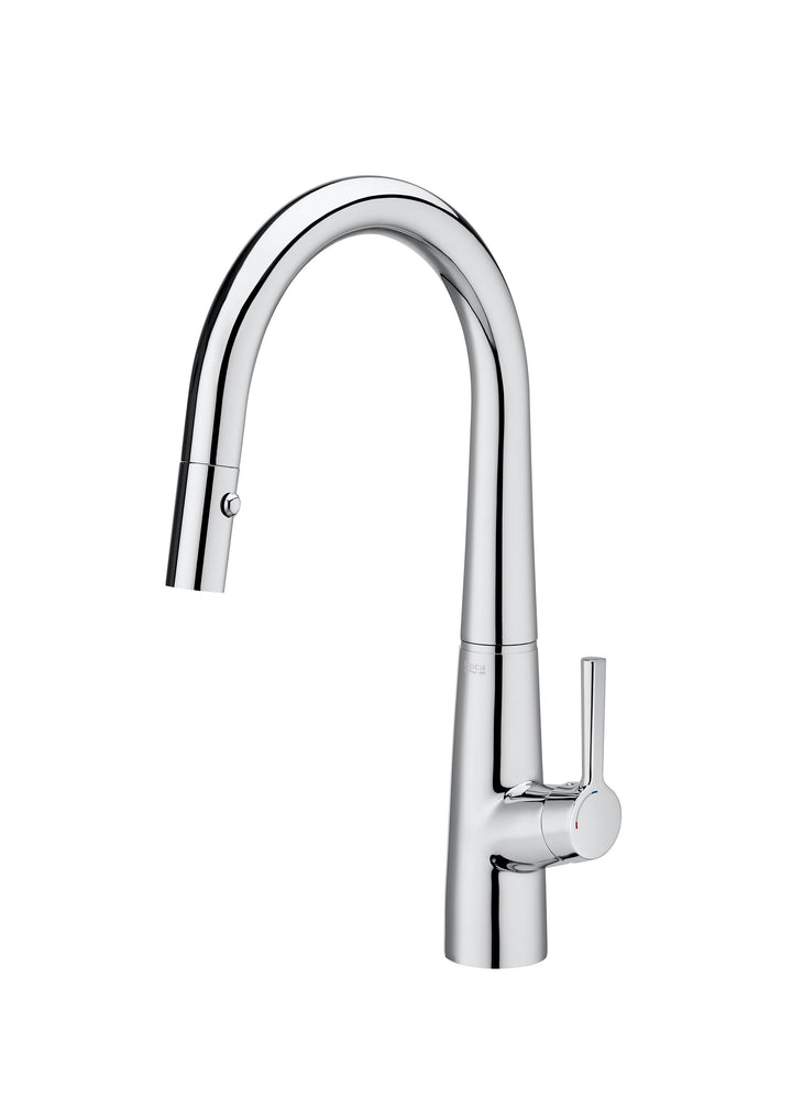 KITCHEN MIXER SYRA PULLOUT SWIVEL 217MM CHROME