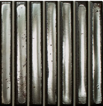 LC BARS SILVER 11.6X11.6CM WALL/MT SPAIN BX=0.41M2=4.42SF