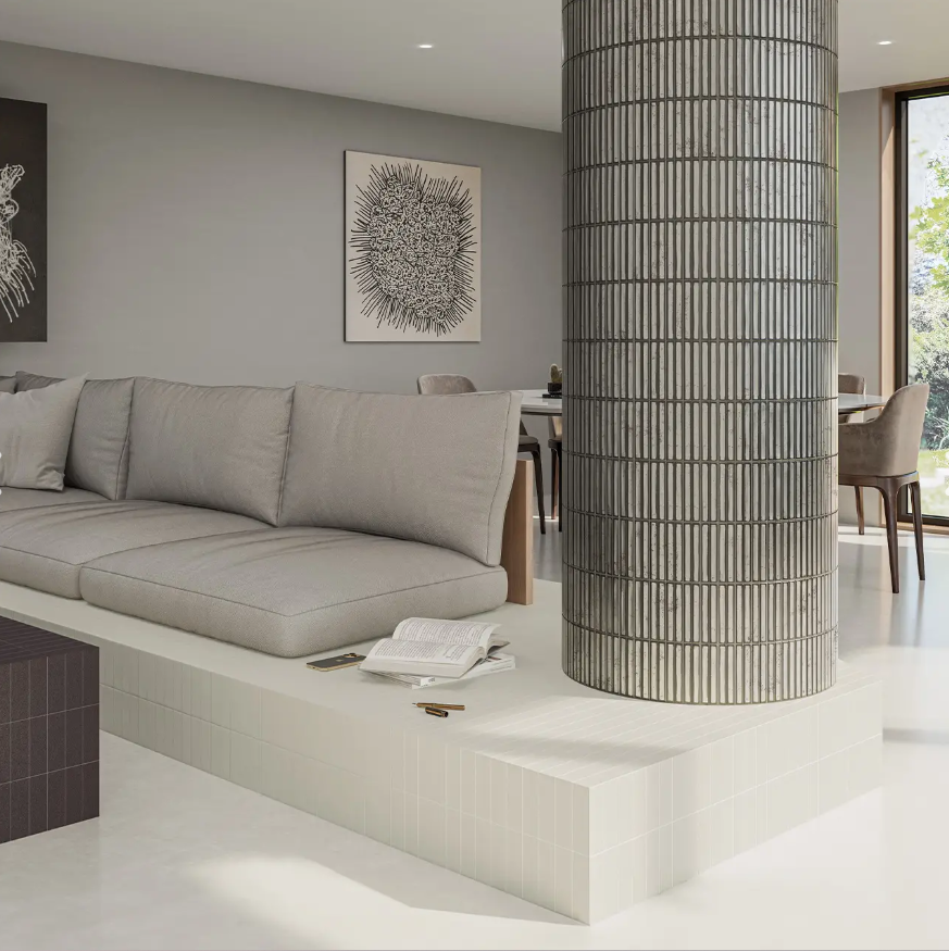 LC BARS SILVER 11.6X11.6CM WALL/MT SPAIN BX=0.41M2=4.42SF