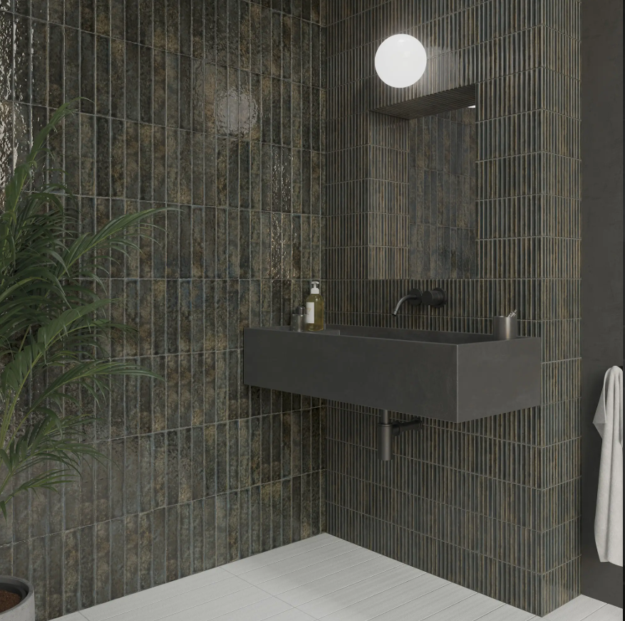 POTTERS BARS UMBER 12.5X25cm WALL/BR SPAIN BX=0.44M2=4.74SF