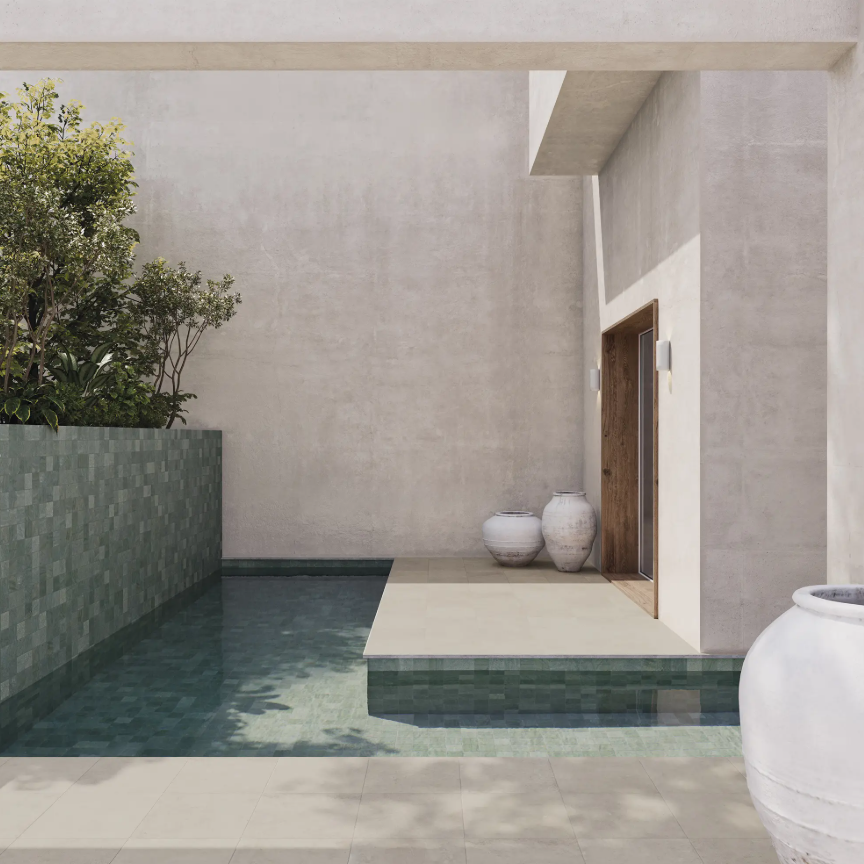 SUKABUMI GREEN 11X11cm WALL/MT SPAIN BX=0.42M2=4.52SF