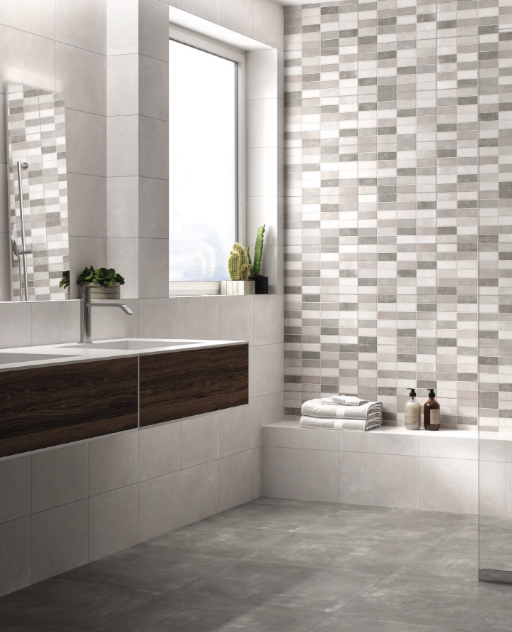ASSEN WHITE MATE 25X40cm WALL/MT SPAIN BX=1.6M2=17.2SF