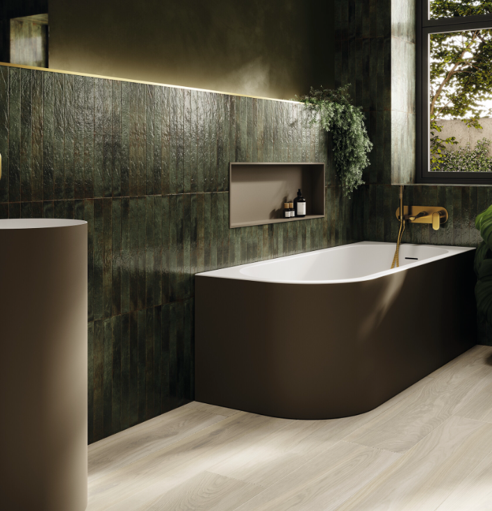 GENESI GREEN  4.8X44.5CM POR/GL/PL SPAIN BX=0.69M2=7.43SF